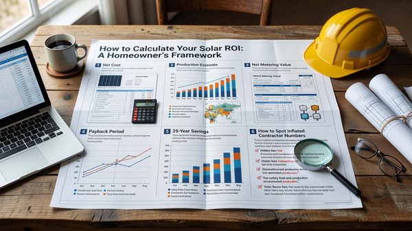 How to Calculate Your Solar ROI: A Homeowner's Framework