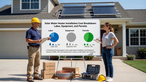 Solar Water Heater Installation Cost Breakdown: Labor, Equipment, and Permits